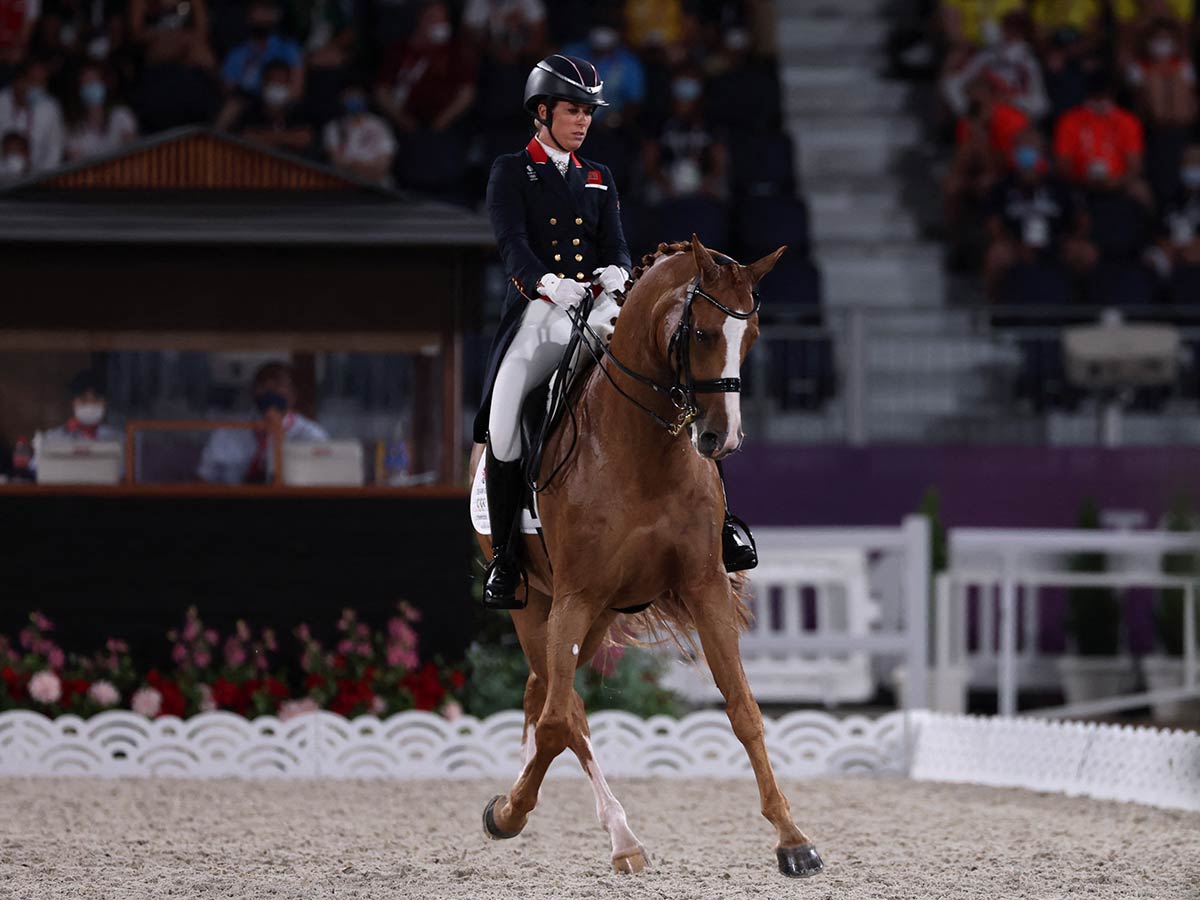 Charlotte Dujardin, deportista olímpica británica (AFP)