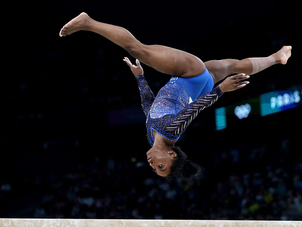 Simone Biles, gimnasta de EU