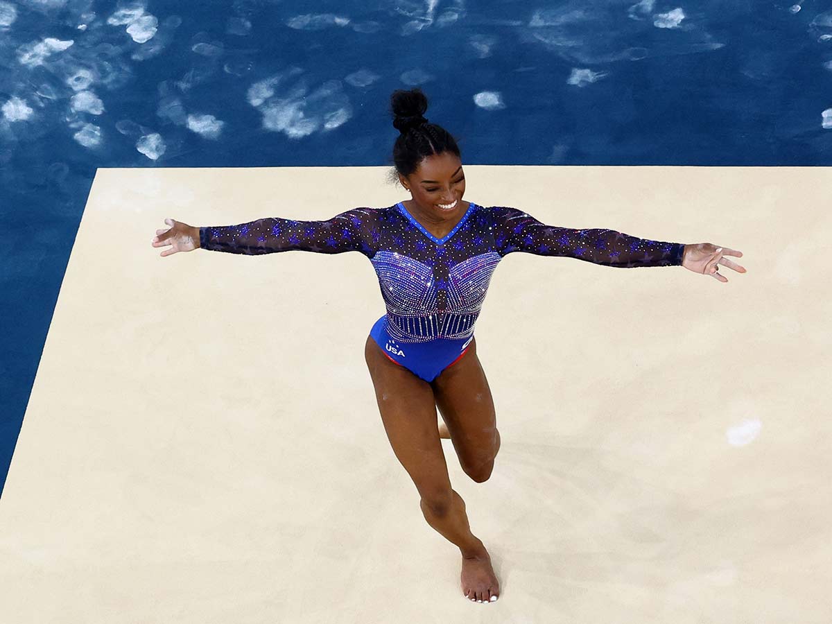 Simone Biles, gimnasta de EU