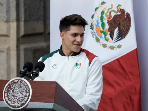 Osmar Olvera, con 20 años, se convirtió en un nuevo medallista para México en la historia Olímpica. (Mexsport).